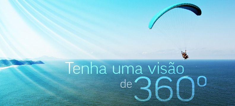 Tenha uma visão de 360º