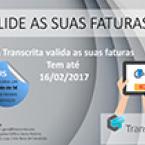 Limite 16/02/2017 Validação das Faturas